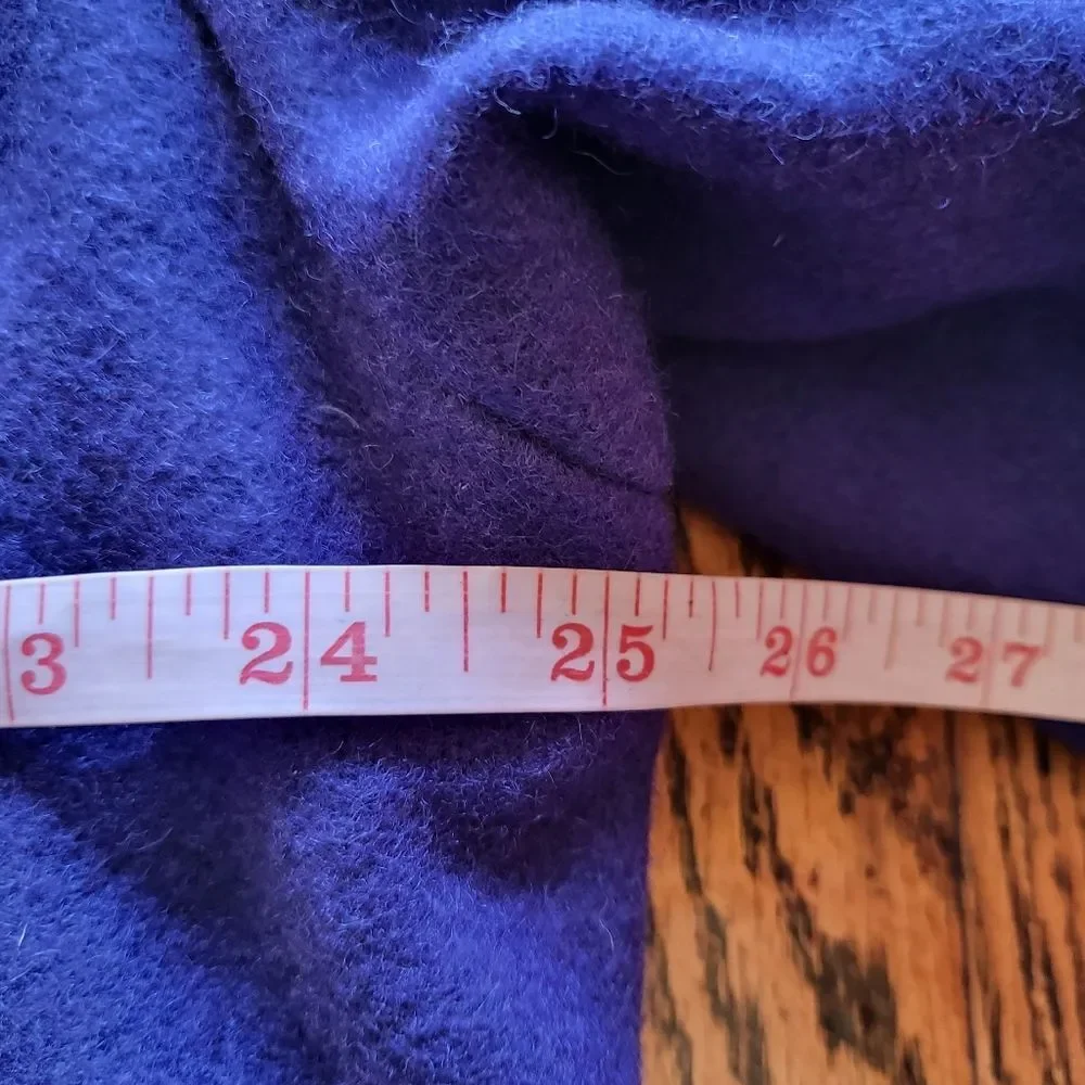 Miss Bobbie Vintage 1960s Wool Coat Blue‎